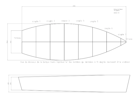 Extrait des plans small woody boat